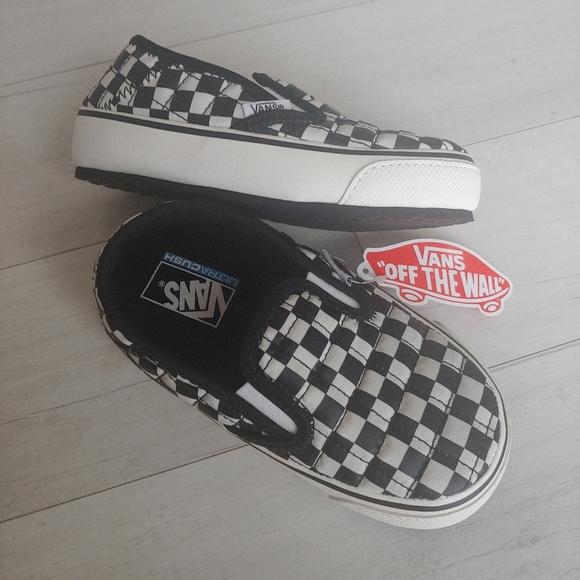 VANS NEW kids Checkerboard Slip-ER 2 Shoes - Picture 1 of 12